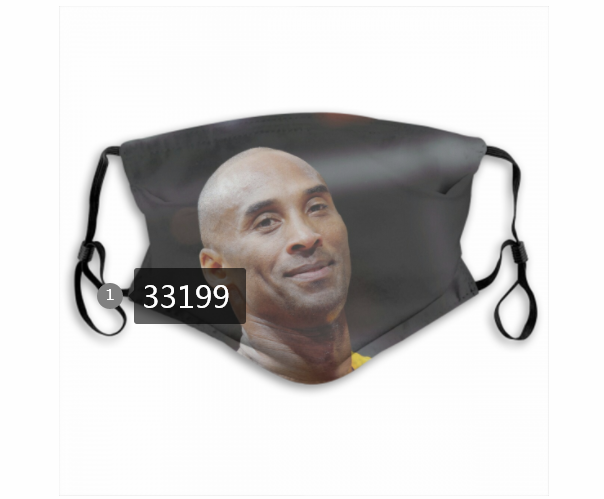 2021 NBA Los Angeles Lakers #24 kobe bryant 33199 Dust mask with filter